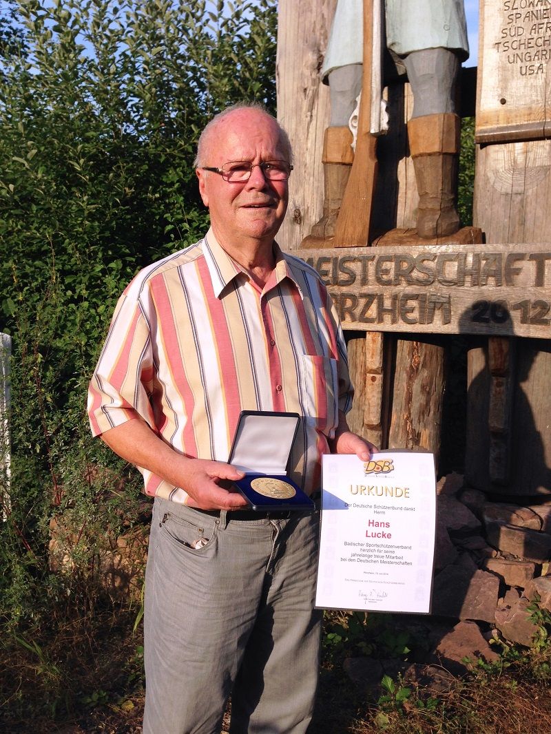 DSB Auszeichnung für Hans Lucke
